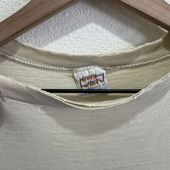 Vtg Crazy Shirts Hawaii Shirt Mens Large Bankoh Molokai 1988 Single Stitch USA - Picture 6 of 16